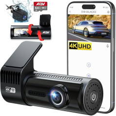 AQV Dashcam automobilio priekinė galinė 4K 