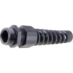 HT-K Helu PG11RAL9005 Kabelio įvorė su apsauga nuo susisukimo PG11 IP68 Mat: Poliamidas