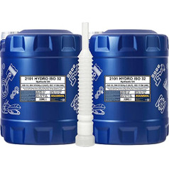 MANNOL Hydro ISO 32 hidraulinė alyva DIN 51524 HLP 2 x 10 litrų pakuotė