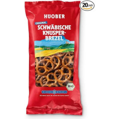 Huober Original Swabian Crispy Pretzels, 20 pakuočių (20 x 175 g)