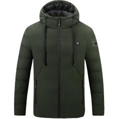 SRZYMJ Paltai Vyriška žieminė pilka striukė Žieminė striukė Žieminė striukė Pereinamoji striukė Lauko striukė Žieminė Softshell striukė Dygsniuota striukė Lengva su gobtuvu Funkcinė striukė Parka Žieminė striukė Žieminė striukė Spo