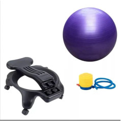FNEDYHK Fitneso balanso kamuolio kėdė, treniruočių stabilumo, jogos kamuolys, aukščiausios kokybės ergonominė kėdė, skirta treniruočių pusiausvyrai - įtrauktas 