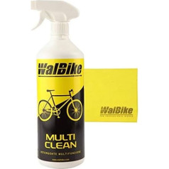 WALBIKE CLEAN priežiūros rinkinys Valiklis, skirtas dviračiui valyti nevalant mikropluošto šluoste, skirtas dviračiui valyti.