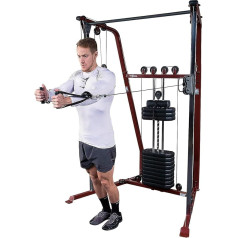 Geriausias fitneso funkcinis treniruoklis BFFT10 Cable Pull Bridge, juodas, vienas dydis