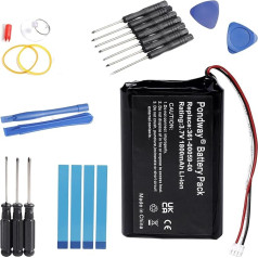 PONDWAY 1800 mAh 3,7 V pakaitinė GPS baterija, suderinama su 