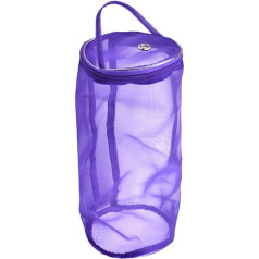 SUPVOX mezgimo verpalų laikymo krepšys akių vilnos organizatorius Tote Bag verpalų laikiklis didelis violetinis