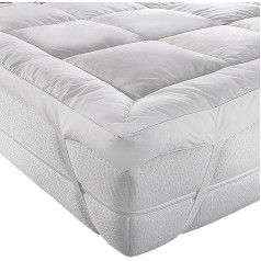 AR'S HOTEL QUALITY (Microlite) MICRO FIBER MATRESS TOPPER THICK 5 CM, BOX STITCHED, IN ALL SIZES, ANTI ALLERGENIC (Small Double)