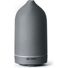 JESMAY eterinių aliejų aromato difuzorius, 120 ml, aukščiausios kokybės ultragarsinis difuzorius, keraminis drėkintuvas, kambario kvapiųjų aliejų difuzorius su šviesos diodu, be BPA, skirtas miegamajam, biurui, SPA (pilkas)