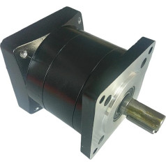 LUJIAYA Planetengetriebe, 80 mm, Nema32-Verhältnis, 16:1, Untersetzungswelle, 19 mm Kohlenstoffstahl-Getriebe for Servo-Schrittmotor