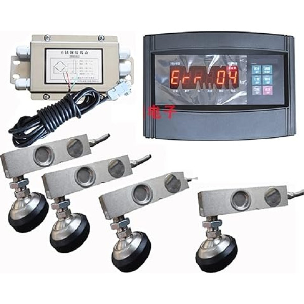 Skaitmeninis Wägezellen-Gewichtssensor WLAN-Instrument-Lastzell-Vieh-Skala Small Waage Complete Set von Zubehör (250 kg jutiklis)