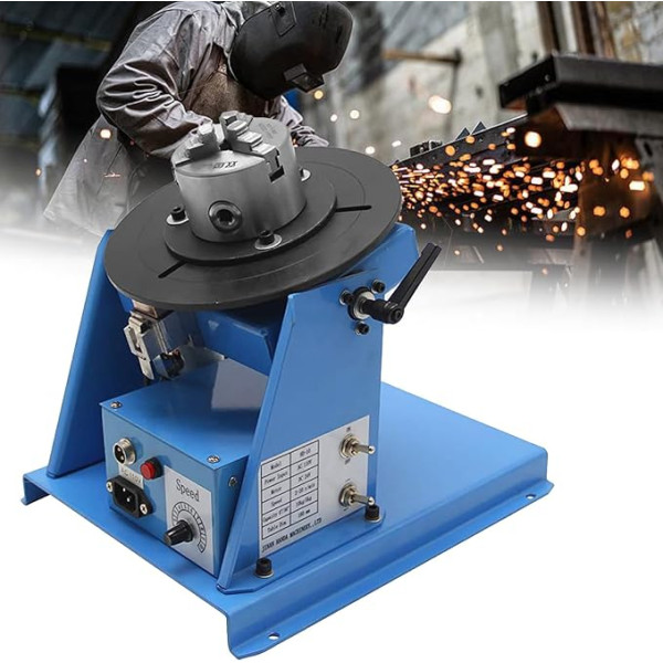 XDLYWUZIQ Besisukantis suvirinimo padėties nustatymo įrenginys, 10 kg padėties nustatymo įrenginys + 65 mm griebtuvas, 180 mm suvirinimo sukamasis stalas, 0-90º suvirinimo sukamasis stalas, suvirinimo padėties nustatymo įrenginys, skirtas pjovimui,