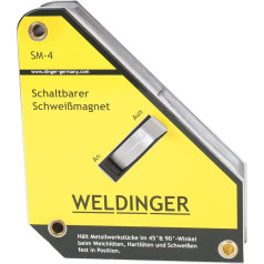 WELDINGER SM-4 perjungiamas suvirinimo magnetas didelis (152 x 130 x 35 mm iki 65 kg)