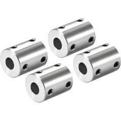 tiekimo žemėlapis 4 vnt. standžiųjų sankabų rinkinys nuo 8 mm iki 8 mm gręžimo varžto L25xD20 aliuminio lydinio veleno movos variklio priedai