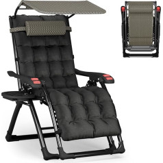 ATORPOK SHOP Zero Gravity Recliner kėdė su paminkštinta pagalvėle