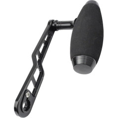 PTILSERY Angelrollen-Griff, Baitcast-Rollen, Power-Griff, Aluminiumlegierung, Rollengriff, Metall, Schleppradgriff