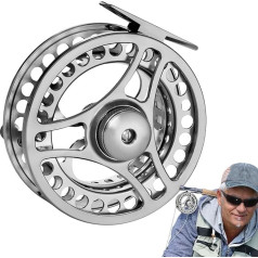 Fliegenrolle - Glatte Angelrolle | Spinner Angelrolle für multifunktionale Nutzung im Freien, tragbare glatte Angelrolle