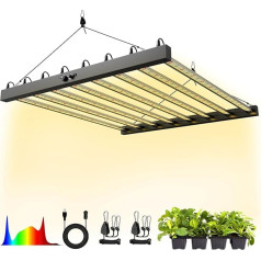 Enlfjoss 800W LED Pflanze wachsen Lichter, aktualisiert dimmbar 6x6 Ft Abdeckung Vollspektrum Daisy Chain Pflanze wachsen Licht für Indoor-Pflanzen wachsen vertikale Landwirtschaft