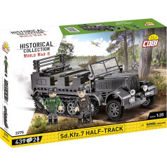 Cobi Klocki Blokai istorinė kolekcija sd.kfz. 7 pusvagonis