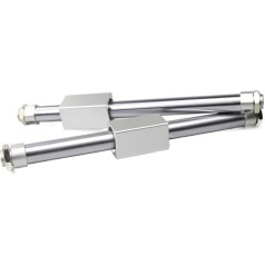 Pneumatinis oro cilindras, magnetu susietas cilindras be strypo / pagrindo gręžimas 0 mm eiga 500 mm aliuminio lydinio pneumatinis oro cilindras automatinei įrangai (spalva: CY1B25-400, dydis: