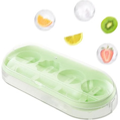 Hausgemachte Eisformen mit Stäbchen, Eis am Stiel, Formen für Zuhause, PP-Material, Eiswürfelformen, Eisgitter (grün)