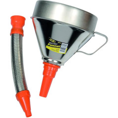 C.K T6274 2 Metalinis piltuvėlis, sidabrinės/apelsininės spalvos