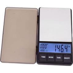 Espresso svarstyklės su laikmačiu, 1000G X 0.1G didelio tikslumo LCD ekranas, nešiojamos skaitmeninės kišeninės svarstyklės su taros funkcija, kišeninės maisto svarstyklės, gramų svarstyklės virtuvei, papuošalams, kavai