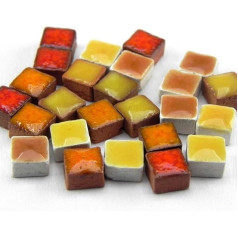 Mozaika-Minis (5x5x3mm), 5.000 vnt., oranžinis mišinys, MXOR