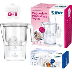 BWT JARRA VIDA MANUAL + PAKETAS 6 FILTROS SOFT Blue