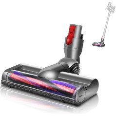 Šepetėlių atsarginės dalys, suderinamos su Dyson dulkių siurbliu V7, V8, V10, V11, V15, SV10, SV11, SV16, Priedai, grindų antgalis, atsarginis šepetėlis, Turbo šepetėlis kilimams ir kietoms grindims