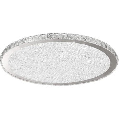 LED krištolo lubų šviestuvas LED lubų šviestuvas Apvalus krištolo kristalas Moden Flush Mount Krištolo lubų šviestuvas arti lubų šviestuvai gyvenamajam kambariui Virtuvės sala Miegamasis Fojė Vonios kambarys (Trichromas)