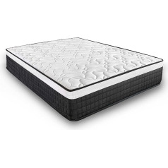 Hogar24 Es ES-RZ42 Viskoelastinis čiužinys 135 x 190 cm Vidutiniškai kietas High Reach Comfort ir pilnai prisitaikantys audiniai 135 x 190 cm