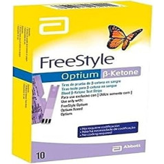Freestyle Lite Medisense Optium Ketone C.Cetonic 8 Tira