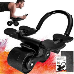 LOODIA pilvo treniruoklis namams, ab roller, ab roller, fitneso įranga, ab roller, automatinis atšokęs ab ratas, pilvo treniruoklis