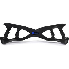 HXD-ERGO Lat Pull priedai, Lat Pull baras su ergonomiškomis rankenomis, dvigalvio tricepso baras, Pushdown kabelio priedas treniruoklių salei, raumenų pratyboms, jėgos treniruotėms