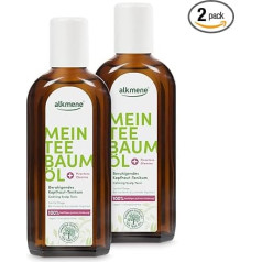 alkmene My Tea Tree Oil Scalp Tonic 2 x 250 ml Natūralus arbatmedžio aliejus, veganiškas ir neutralus klimato atžvilgiu - raminantis plaukų vanduo sausai ir niežtinčiai galvos odai