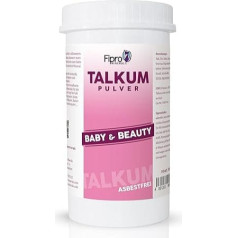 4 x 300 g talko milteliai 4 x 300 g talko skardinė, pagaminta iš 100 % talko, kosmetikos talko milteliai be asbesto - gali būti naudojami kaip kompaktinė pudra, kūno pudra, intymioji pudra, kojų pudra, skutimosi pudra, veido pudra
