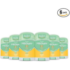 Revlon Mitchum dezodorantas ir antiperspirantas moterims, triguba apsauga nuo nemalonaus kvapo, 48 valandų apsauga, Pure Fresh, dermatologų patikrintas, 41 g (6 vnt.)