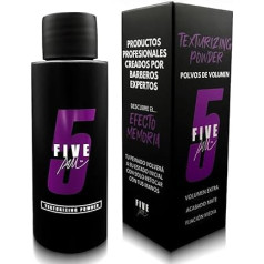 Five am Texturizing Powder | Plaukų pudra vyrams - matinio efekto tekstūros pudra vyrams - stiliaus pudra vyrams ir moterims - natūrali tekstūra be spaudimo ir su Five aromatu, 20 g