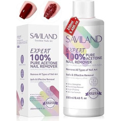 SAVILAND 100 % nagų lako valiklis: 250 ml gelinių nagų šelako valiklis