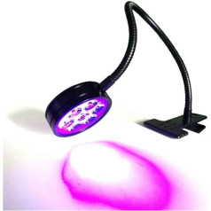 HEALBYBLE 70 W Clip-on UV-Lampe Grünes Öl Schattenlose Klebetinte Handy-Wartungslampe Banknotenprüfung UV-Klebstoffhärtung,Hohe Intensität(395nm)