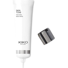 KIKO Milano Skin Tone Face Base | Tamsintas veido gruntas: maskuoja rausvą spalvą