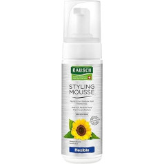 Rausch Styling Mousse Flexible Non-Aerosol (apsaugo plaukus nuo džiovinimo karščiu ir jų neišsausina - veganiška), pakuotė po 1 (1 x 150 ml)