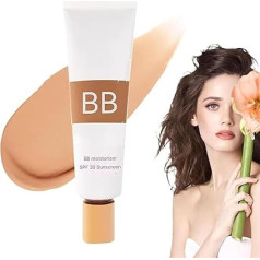 BB kremas, drėkinamasis drėkinamasis kremas su SPF 30, drėkinamasis drėkinamasis makiažo kremas, vandeniui atsparus drėkinamasis makiažo pagrindas, spalvą koreguojantis kremas visiems odos tipams