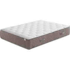 Veggie Mattress Tvirtas atminties putų čiužinys, reguliuojantis šilumą, atsparus dulkių erkutėms, kvėpuojantis (aukštis 26 cm) 105 x 200 cm