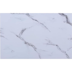 Hooz 100 x 60 cm marmuro išvaizdos stiklo stalviršis, apsauginė plokštė su 6 mm grūdintu apsauginiu stiklu, stalviršis kaip rašomasis stalas, kavos staliukas, valgomasis stalas, stiklinis stalviršis kaip stalo marmuro viršus (marmuro išvaizdos,