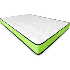 Duérmete Online Atminties putų čiužinys paaugliams - 90 x 200 cm - idealiai tinka lizdinėms ir dviaukštėms lovoms - baltas