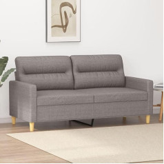 Klyeon 2 vietų sofa taupe 140 cm audinys,Erdvi 2 vietų sofa, skirta atsipalaiduoti ir patogiai jaustis bet kurioje gyvenamojoje erdvėje Svetainė, sofos