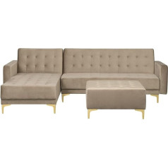 Beliani 4 sėdimų vietų sofa lova 