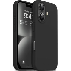 Crong Dėklo spalvos dangtelis iphone 16 (juodas)