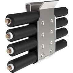 Saulės kolektorių kabelių klipai PV Metalinė 4 kabelių pakaba